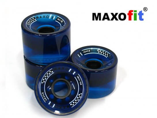MAXOfit Longboard-Rollen 70mm - Blau