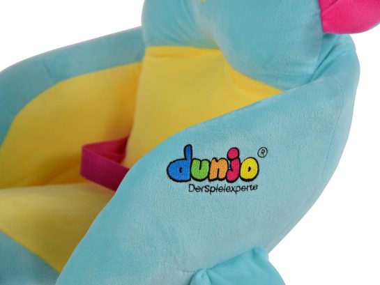 Dunjo® Schaukeltier Elefant mit Sitz, Rollen und Musik