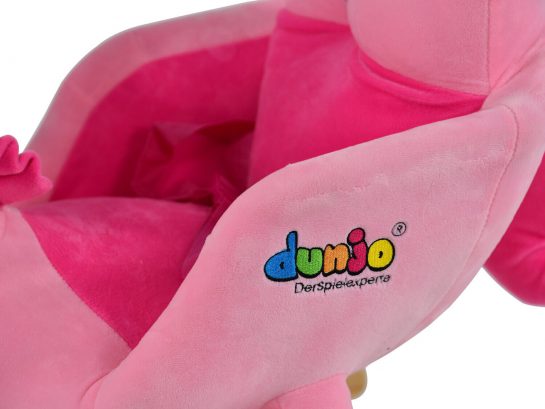 Dunjo® Schaukeltier Einhorn mit Sitz, Rollen und Musik