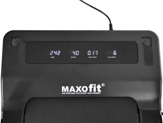 MAXOfit Mini Walking Laufband MF-2 schwarz mit Bluetooth-Lautsprecher