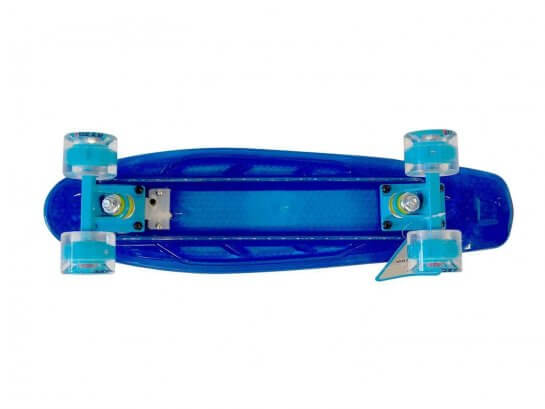 MAXOfit LED Mini Skateboard, Blau